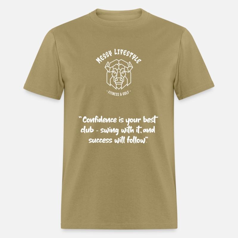 "Confidence is your best club" Golf Motivational