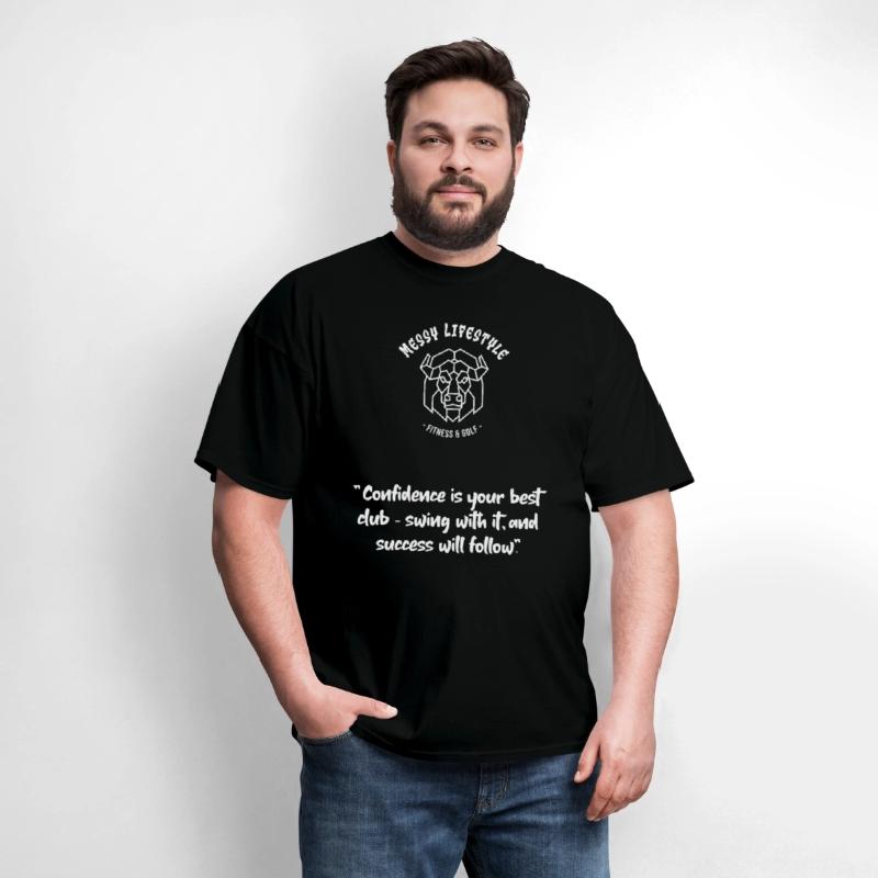 "Confidence is your best club" Golf Motivational