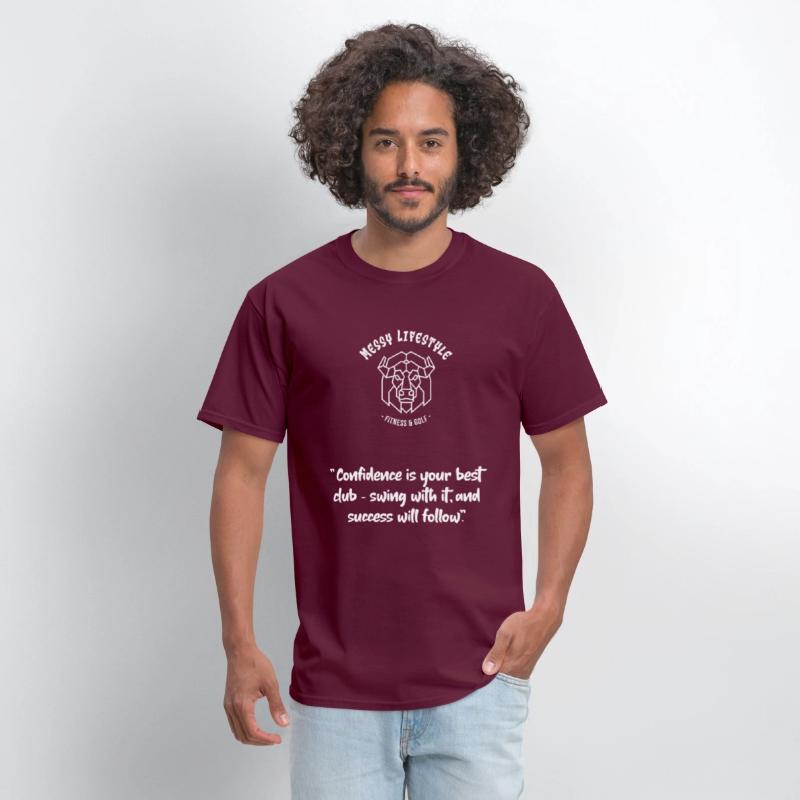 "Confidence is your best club" Golf Motivational