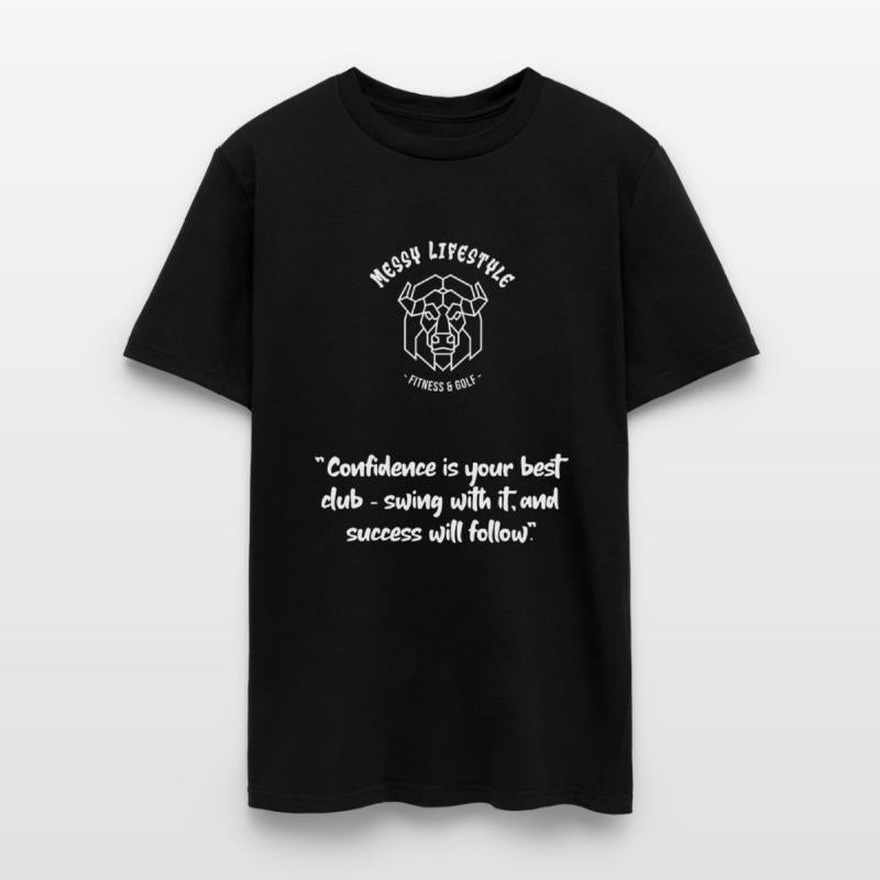 "Confidence is your best club" Golf Motivational