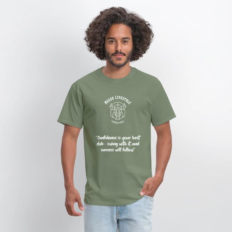 "Confidence is your best club" Golf Motivational
