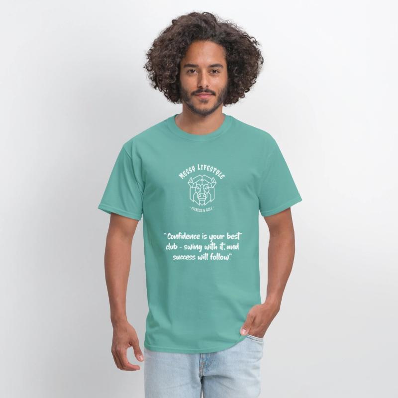 "Confidence is your best club" Golf Motivational
