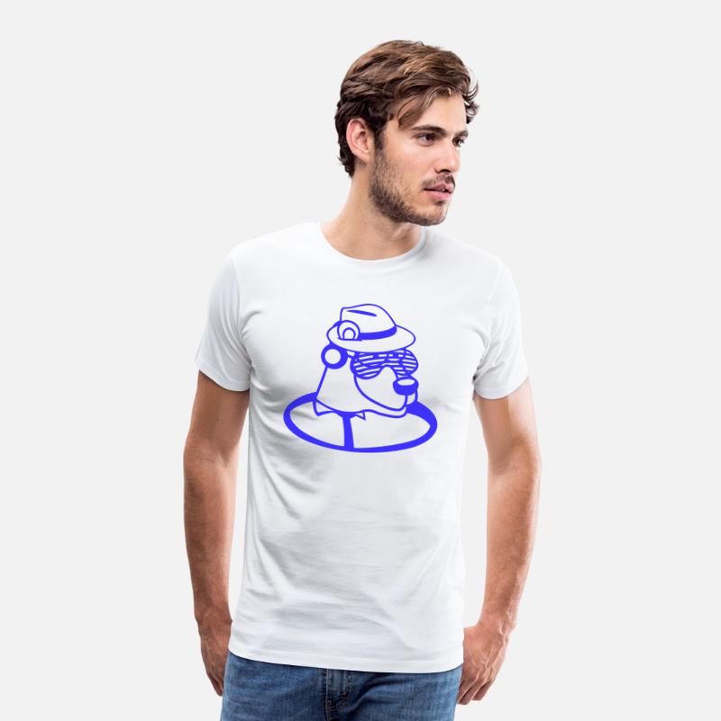 Cool Bear DJ Grizzly Hat Headphone Music Party Fun