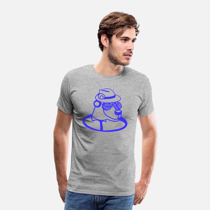 Cool Bear DJ Grizzly Hat Headphone Music Party Fun