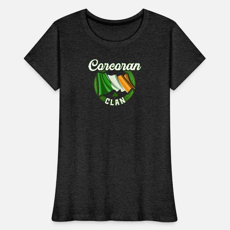 Corcoran Surname Irish Last Name Ireland Flag
