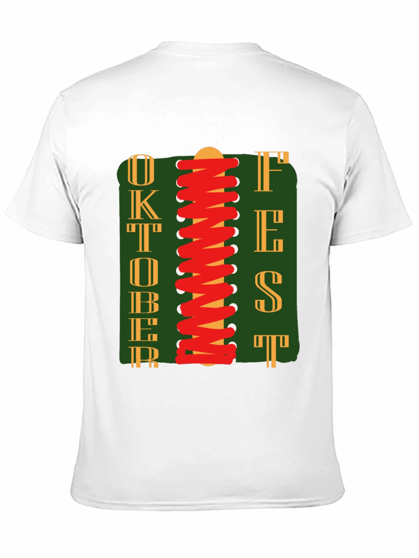 Oktoberfest T-Shirt with Lace-Up Design