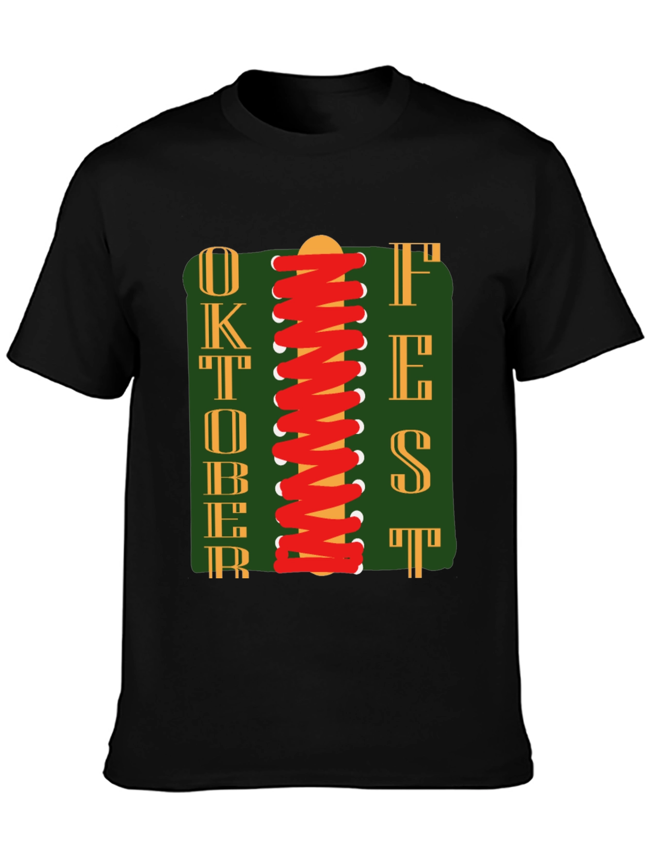 Oktoberfest T-Shirt with Lace-Up Design