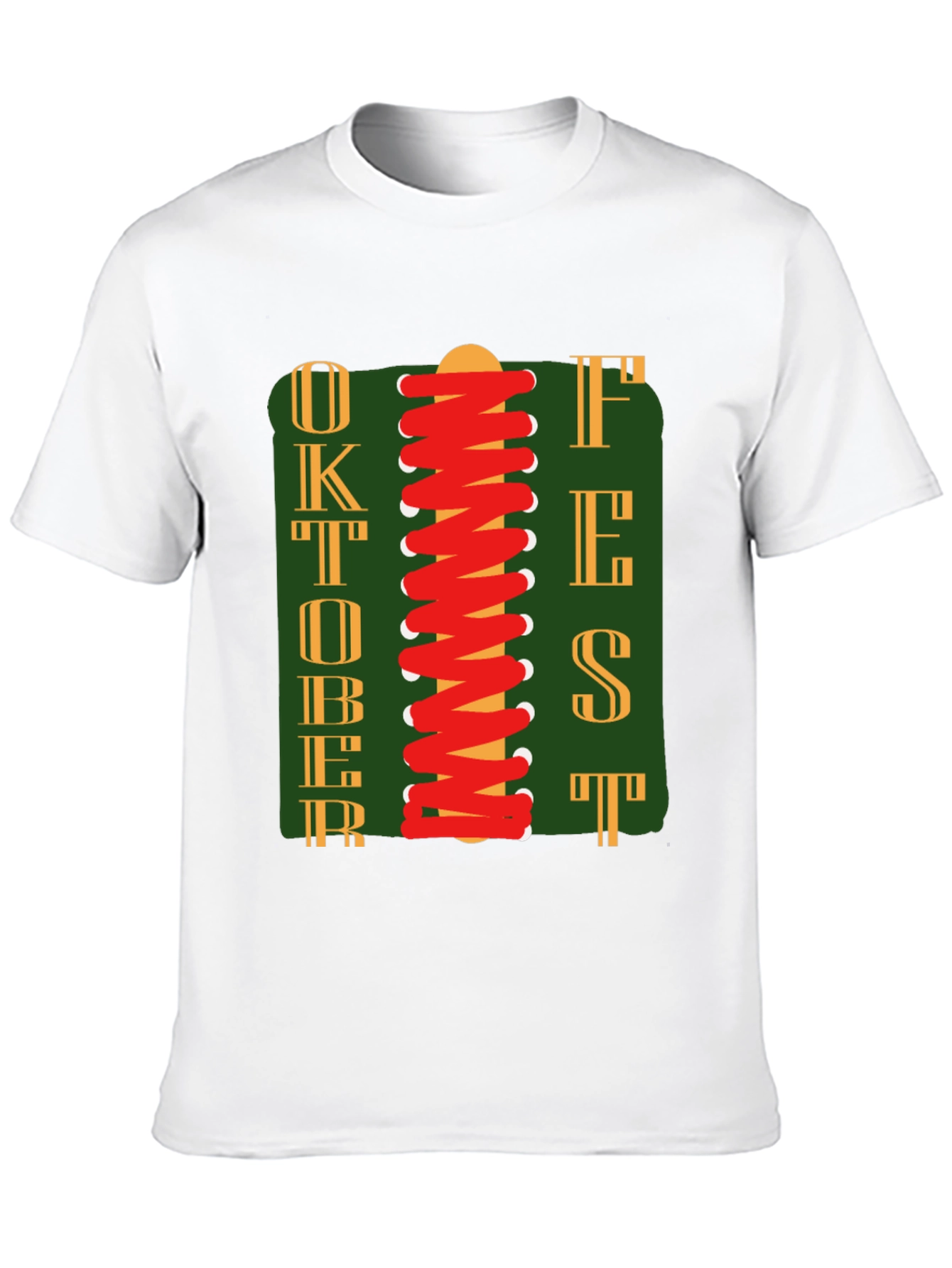Oktoberfest T-Shirt with Lace-Up Design