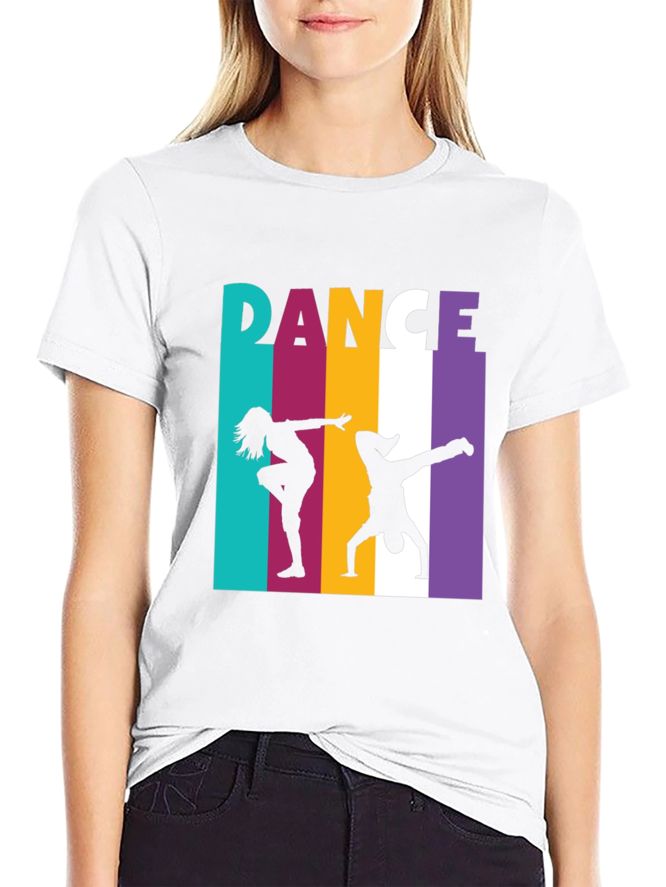 Dance Silhouette Graphic T-Shirt