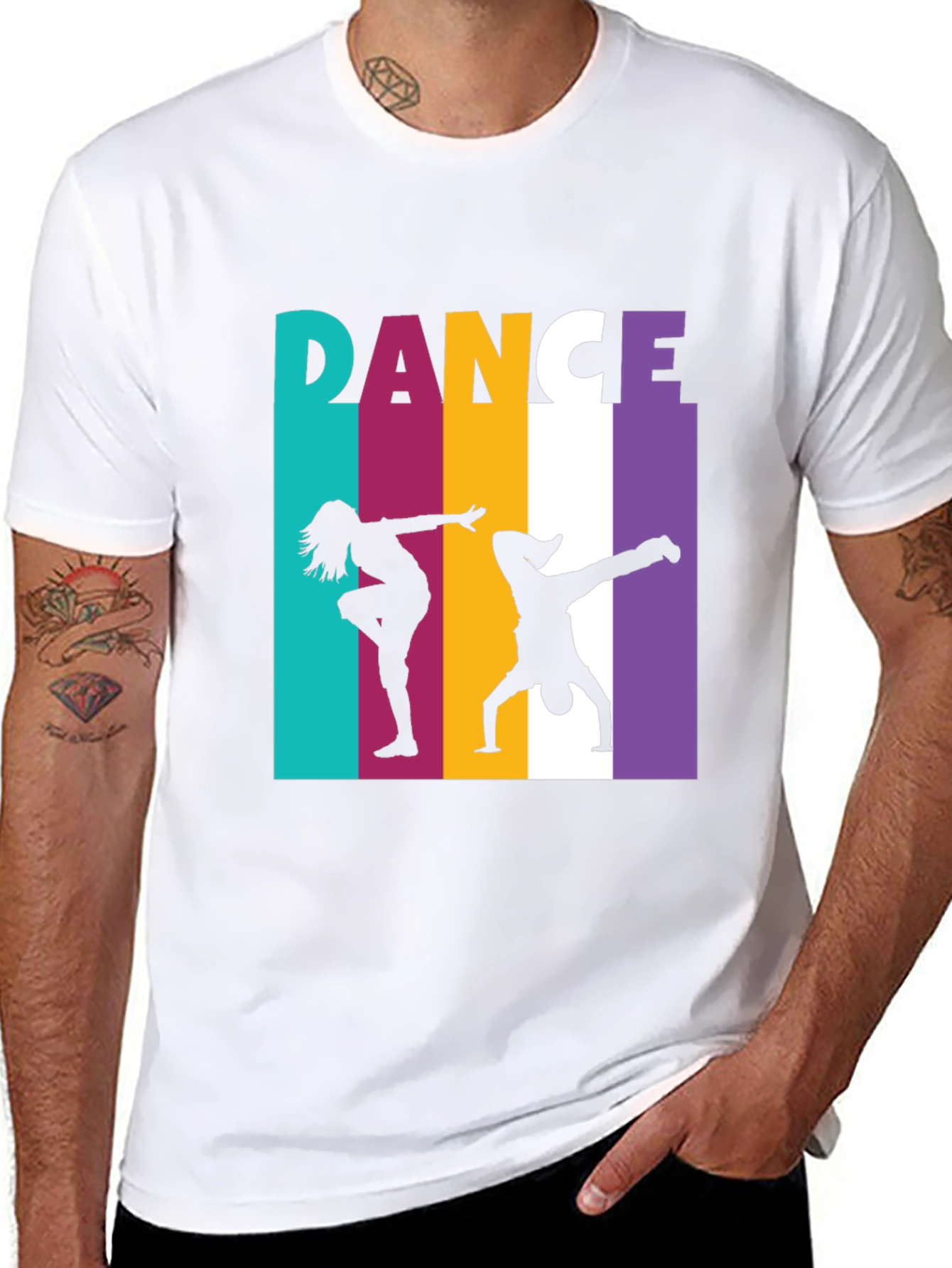 Dance Silhouette Graphic T-Shirt