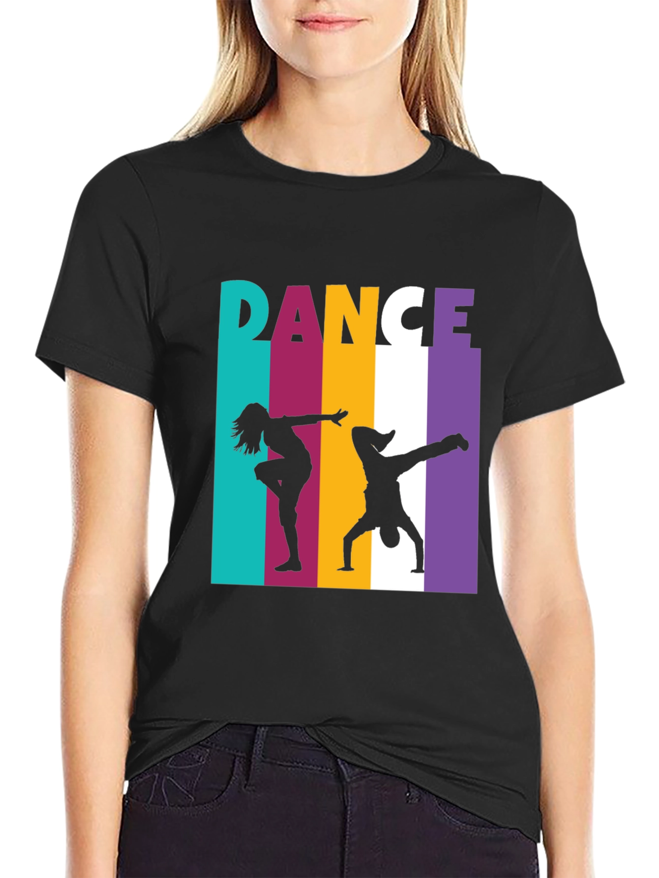 Dance Silhouette Graphic T-Shirt