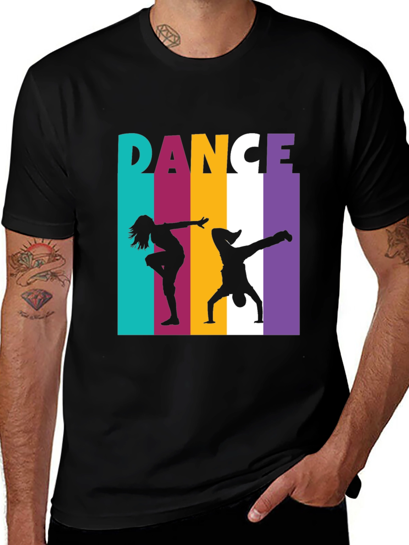 Dance Silhouette Graphic T-Shirt
