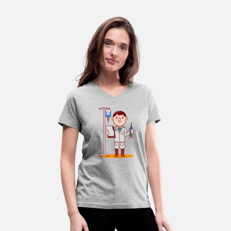Cute Doctor Cartoon green