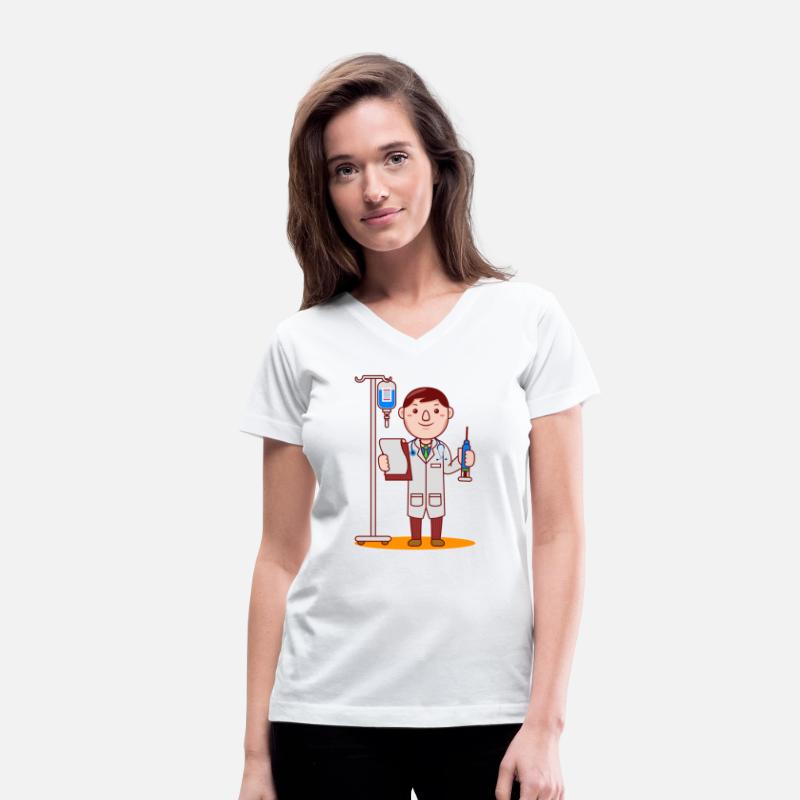 Cute Doctor Cartoon green