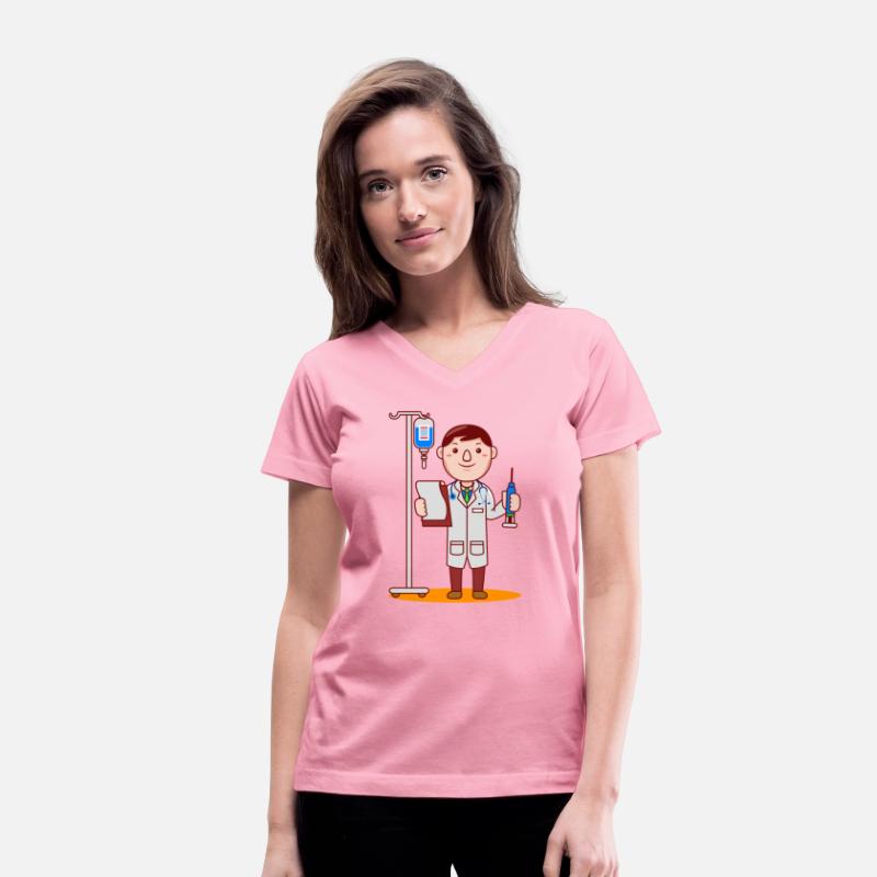 Cute Doctor Cartoon green