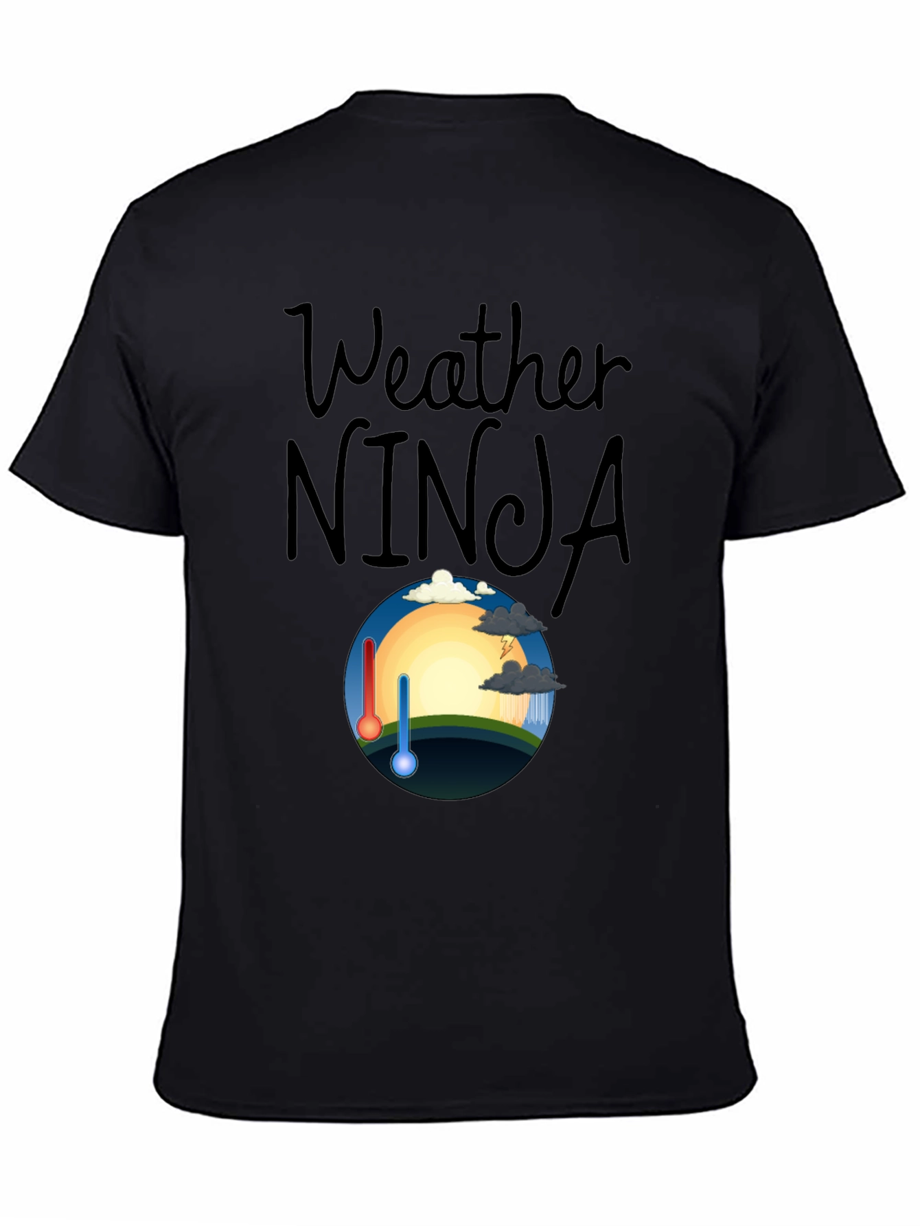Weather Ninja Graphic T-Shirt - Cool & Quirky Design