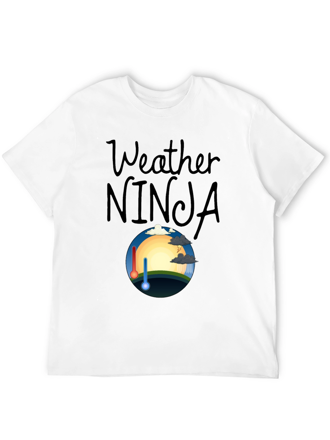 Weather Ninja Graphic T-Shirt - Cool & Quirky Design