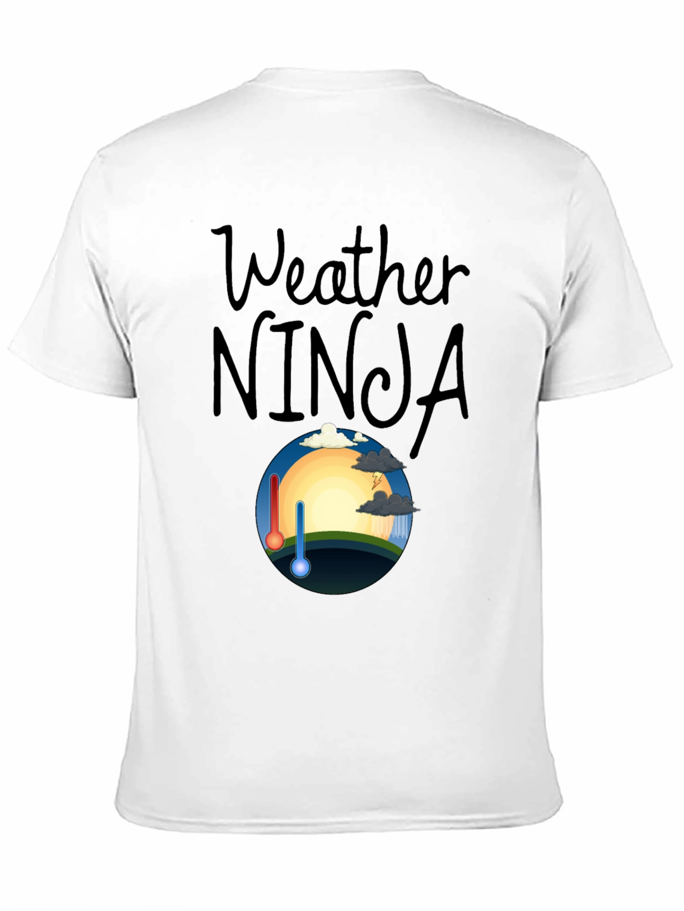 Weather Ninja Graphic T-Shirt - Cool & Quirky Design