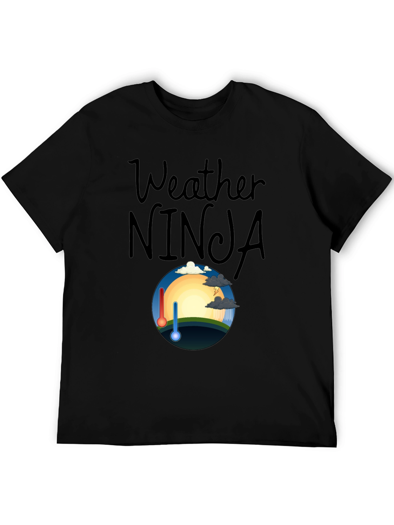 Weather Ninja Graphic T-Shirt - Cool & Quirky Design