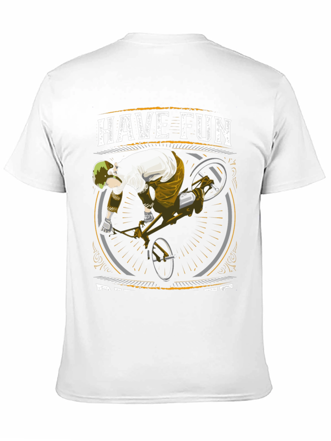 Have Fun Ride Bikes Black Graphic Tee