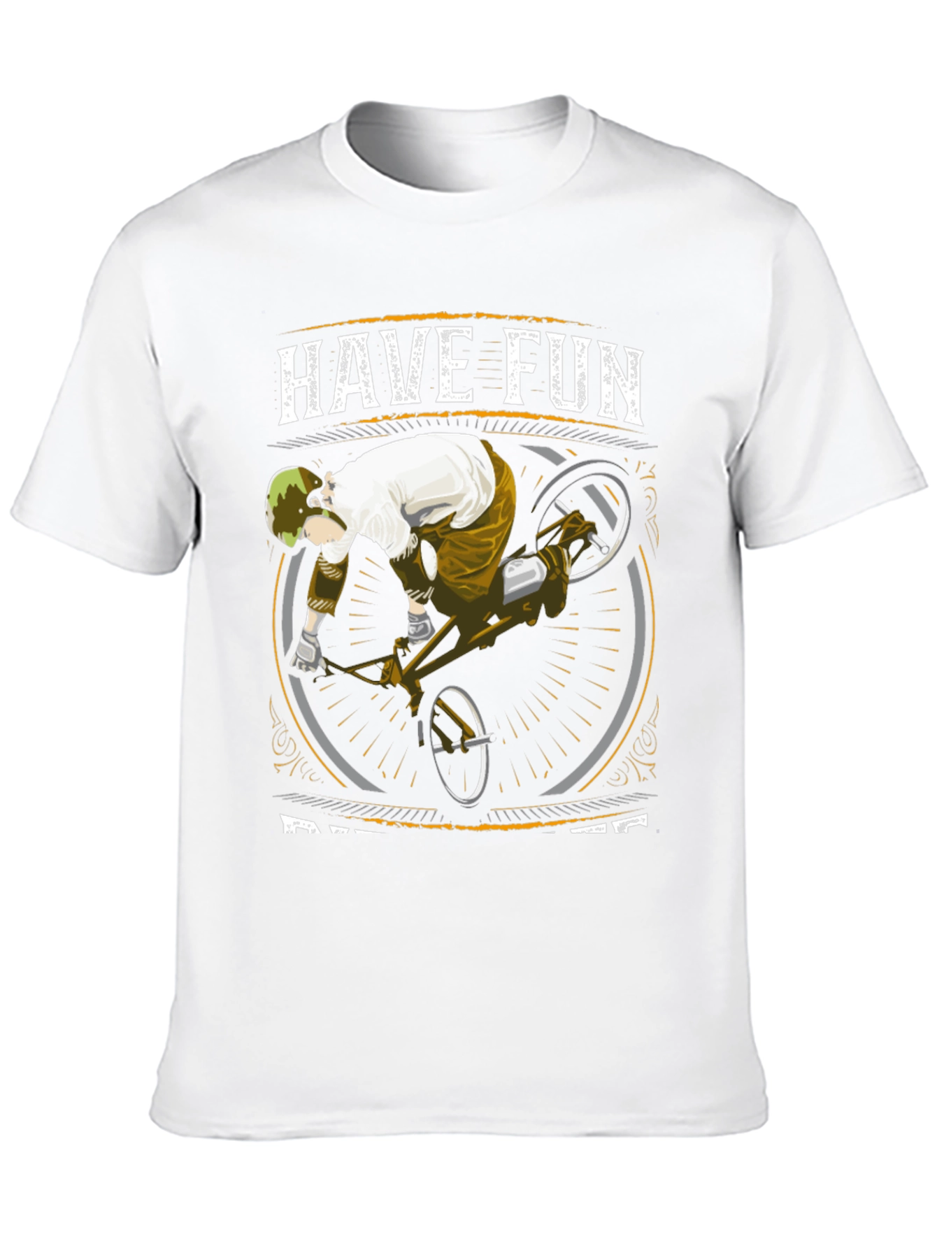 Have Fun Ride Bikes Black Graphic Tee