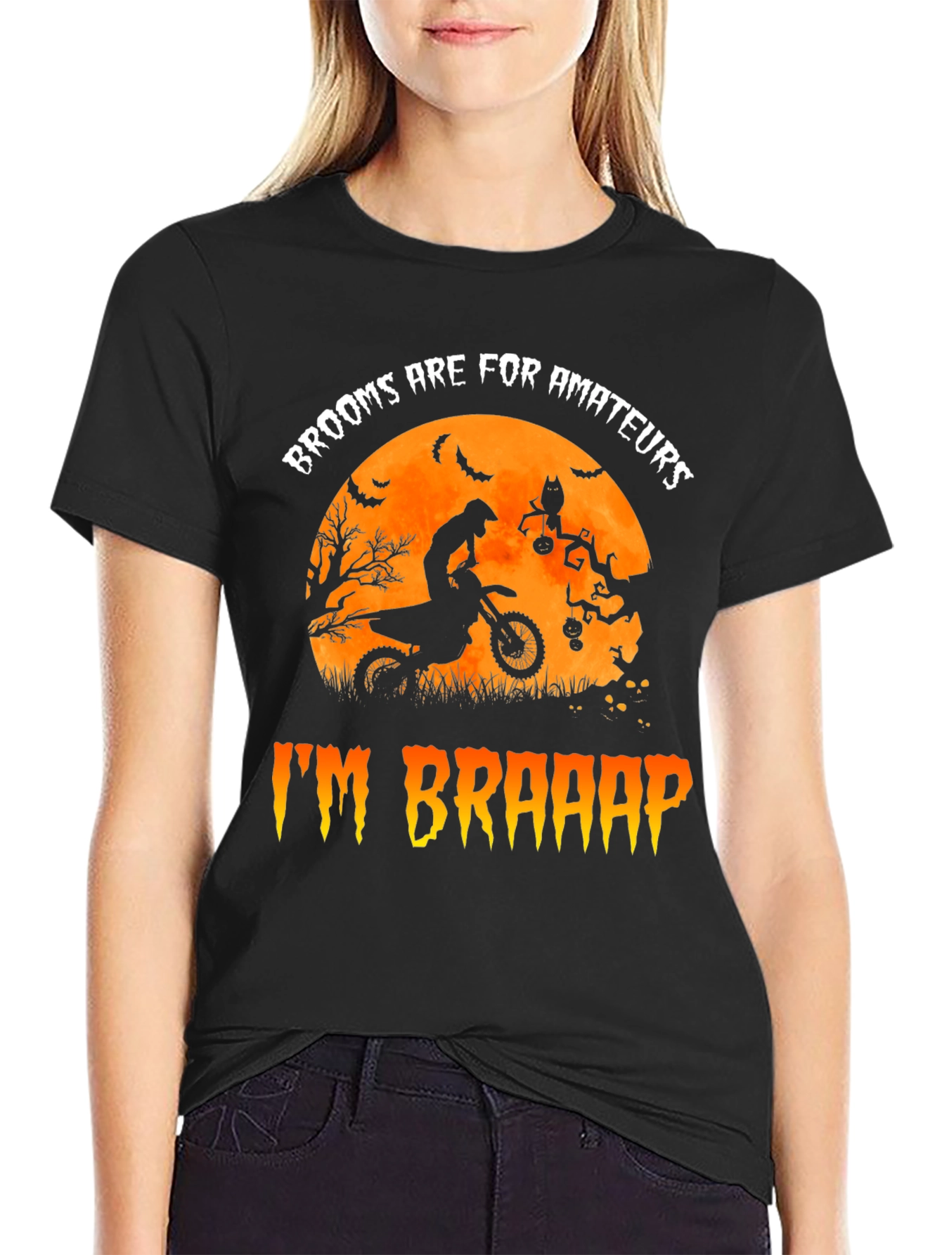 Im Braaap T-Shirt Motocross Halloween Graphic Tee