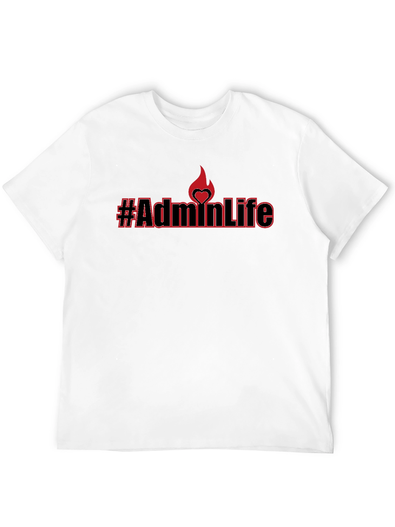 #AdminLife Black T-Shirt