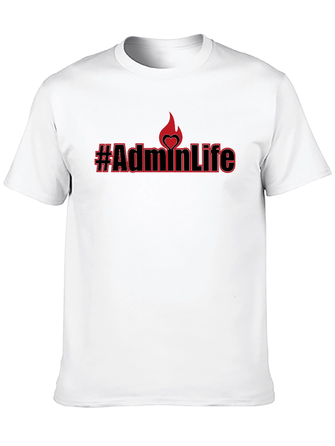 #AdminLife Black T-Shirt