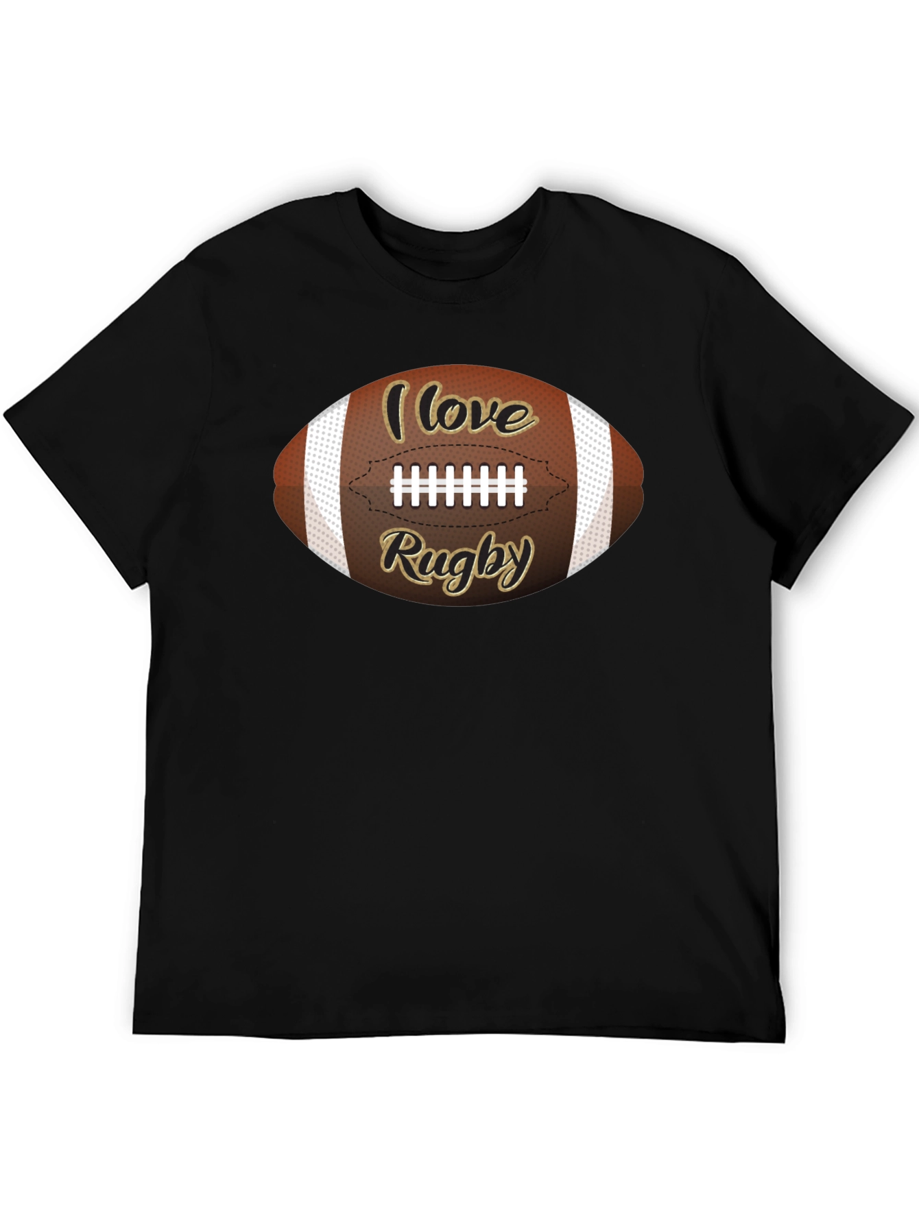 I Love Rugby T-Shirt - Sports Fan Apparel
