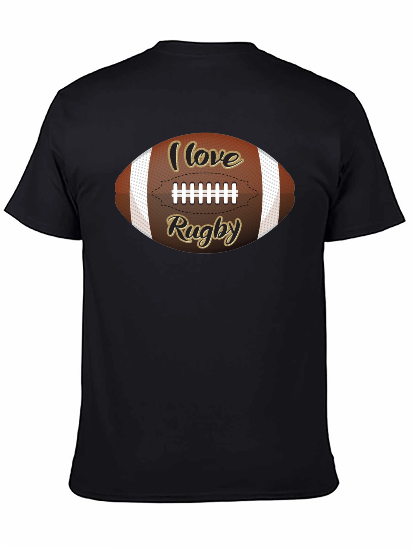 I Love Rugby T-Shirt - Sports Fan Apparel