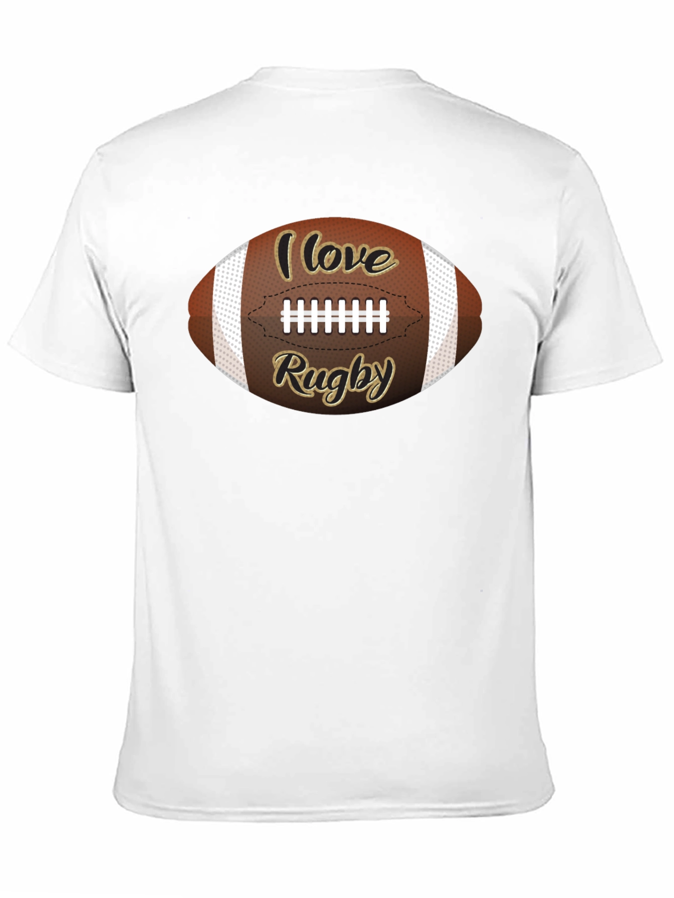 I Love Rugby T-Shirt - Sports Fan Apparel