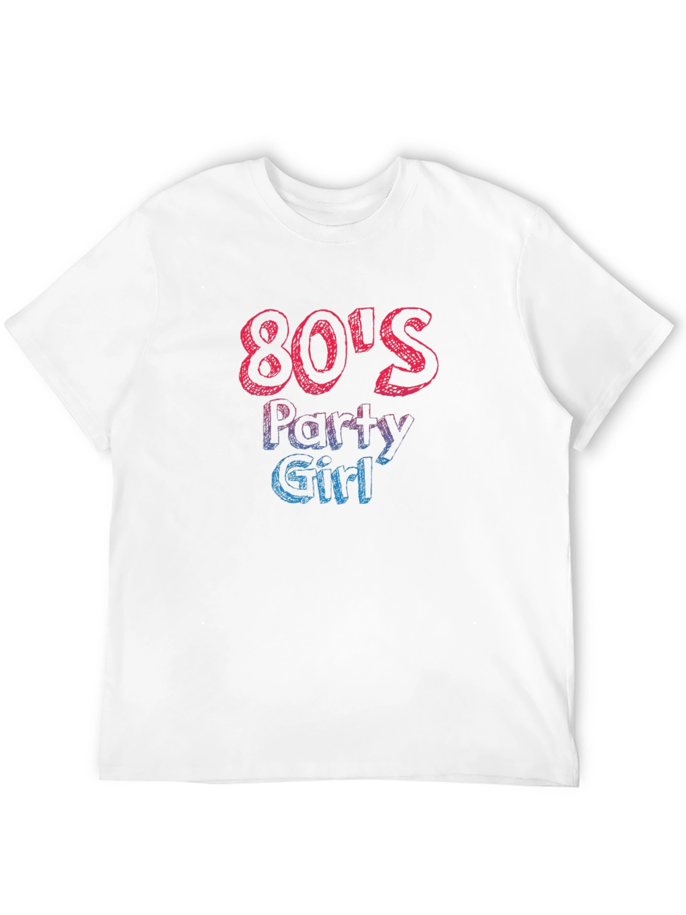 80s Party Girl Graphic T-Shirt