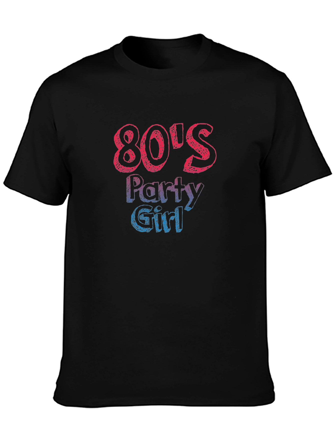 80s Party Girl Graphic T-Shirt