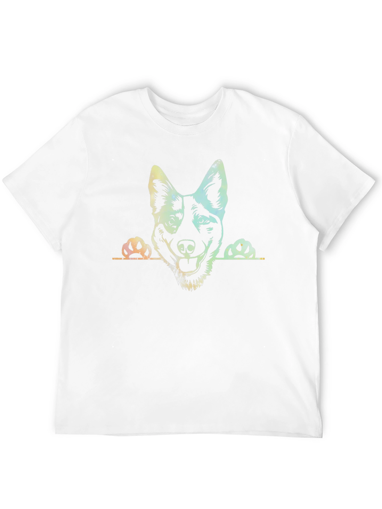 Dog Peek Graphic T-Shirt - Mens Black Tee