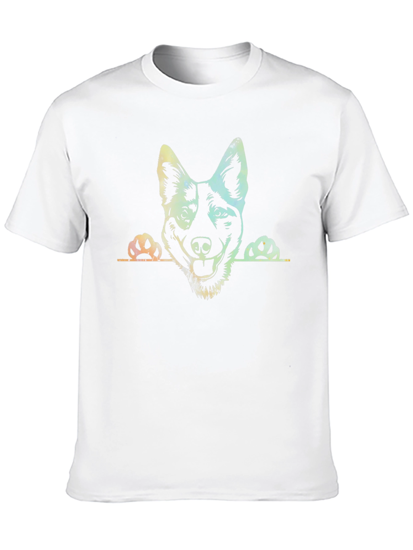 Dog Peek Graphic T-Shirt - Mens Black Tee