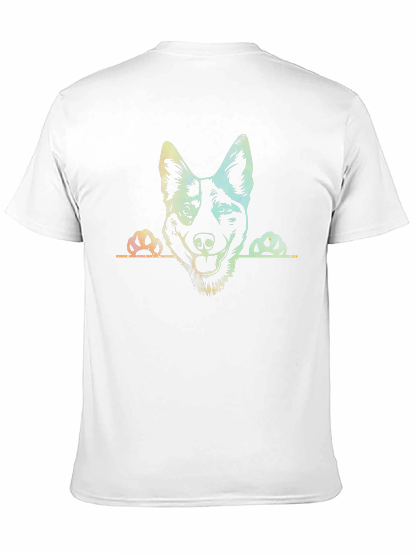 Dog Peek Graphic T-Shirt - Mens Black Tee