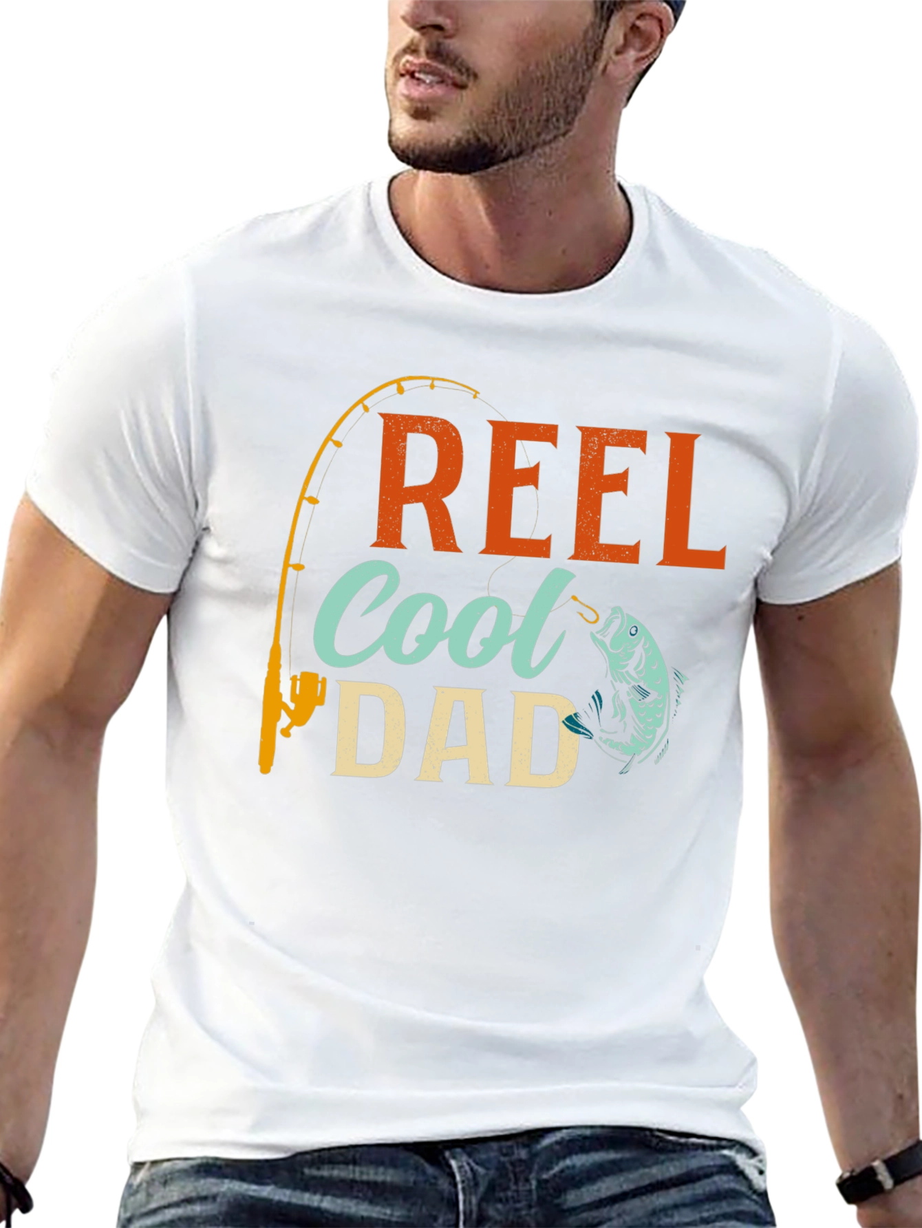 Reel Cool Dad Fishing T-Shirt