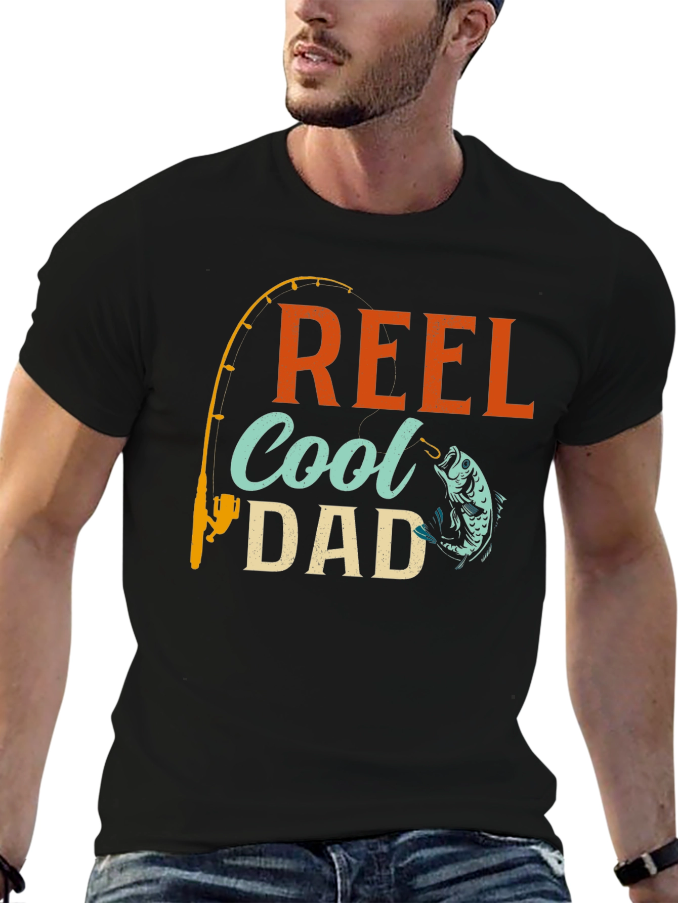 Reel Cool Dad Fishing T-Shirt
