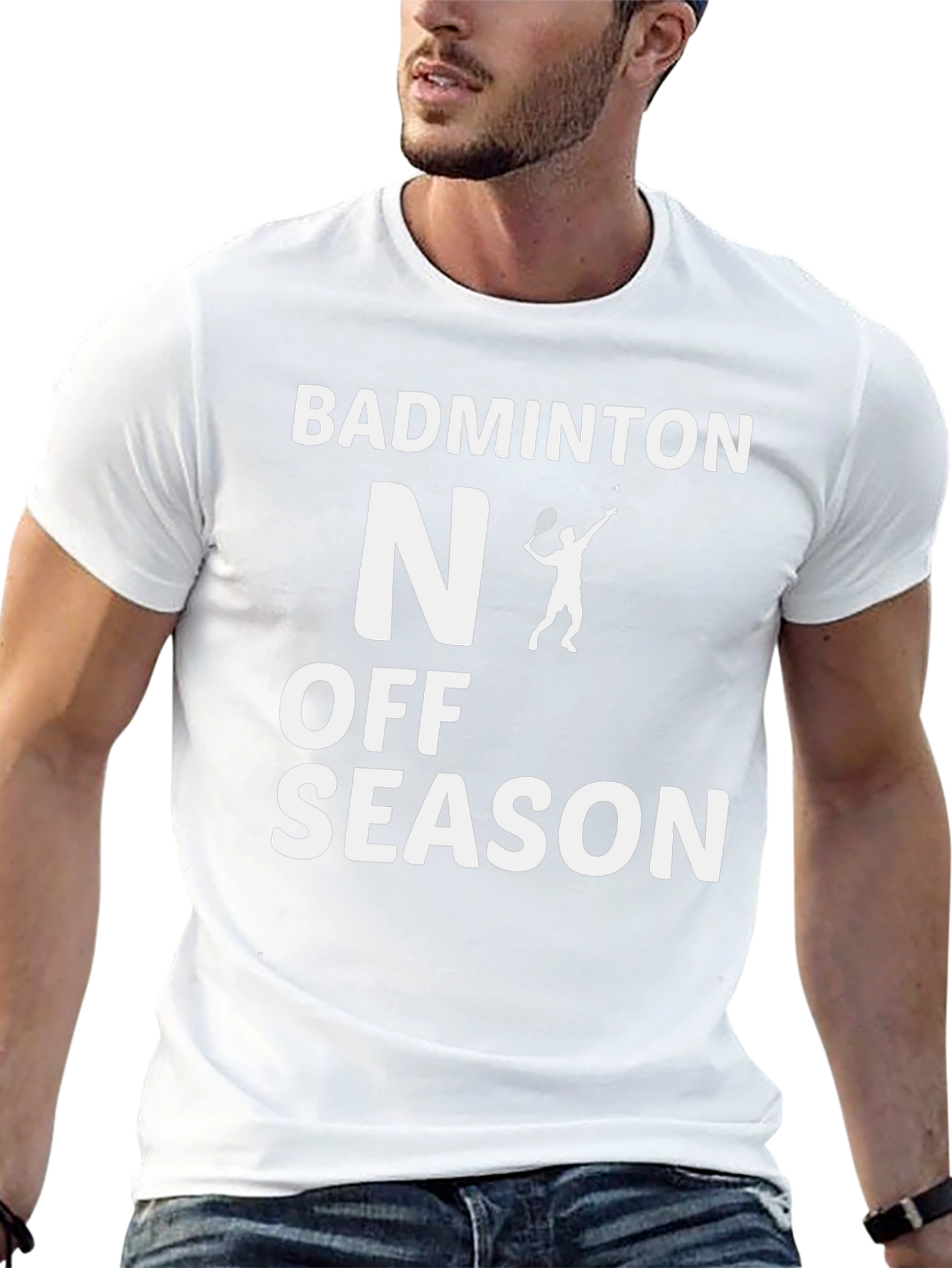 Badminton Off-Season Black T-Shirt