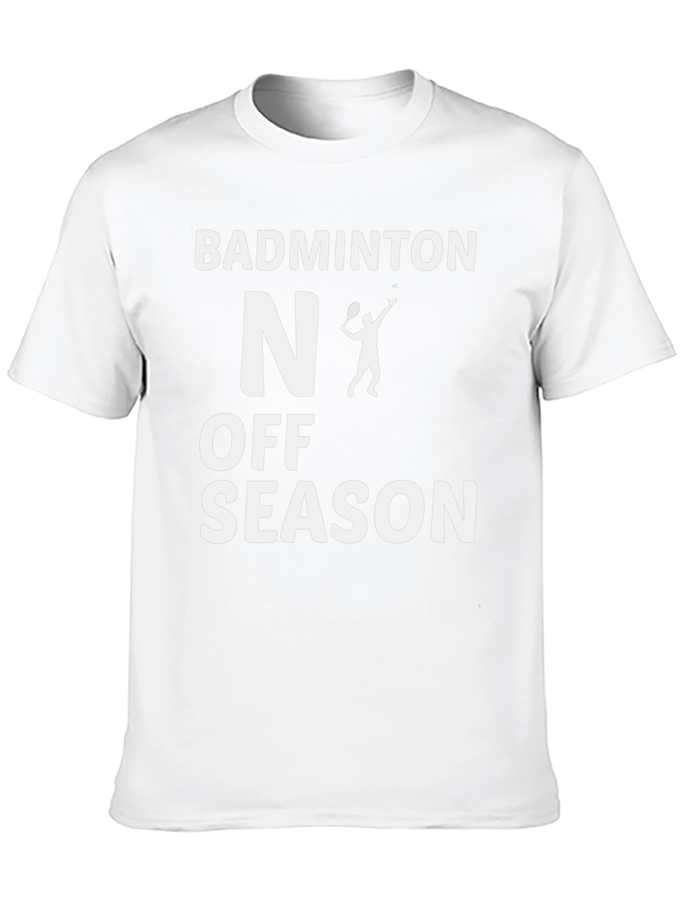 Badminton Off-Season Black T-Shirt