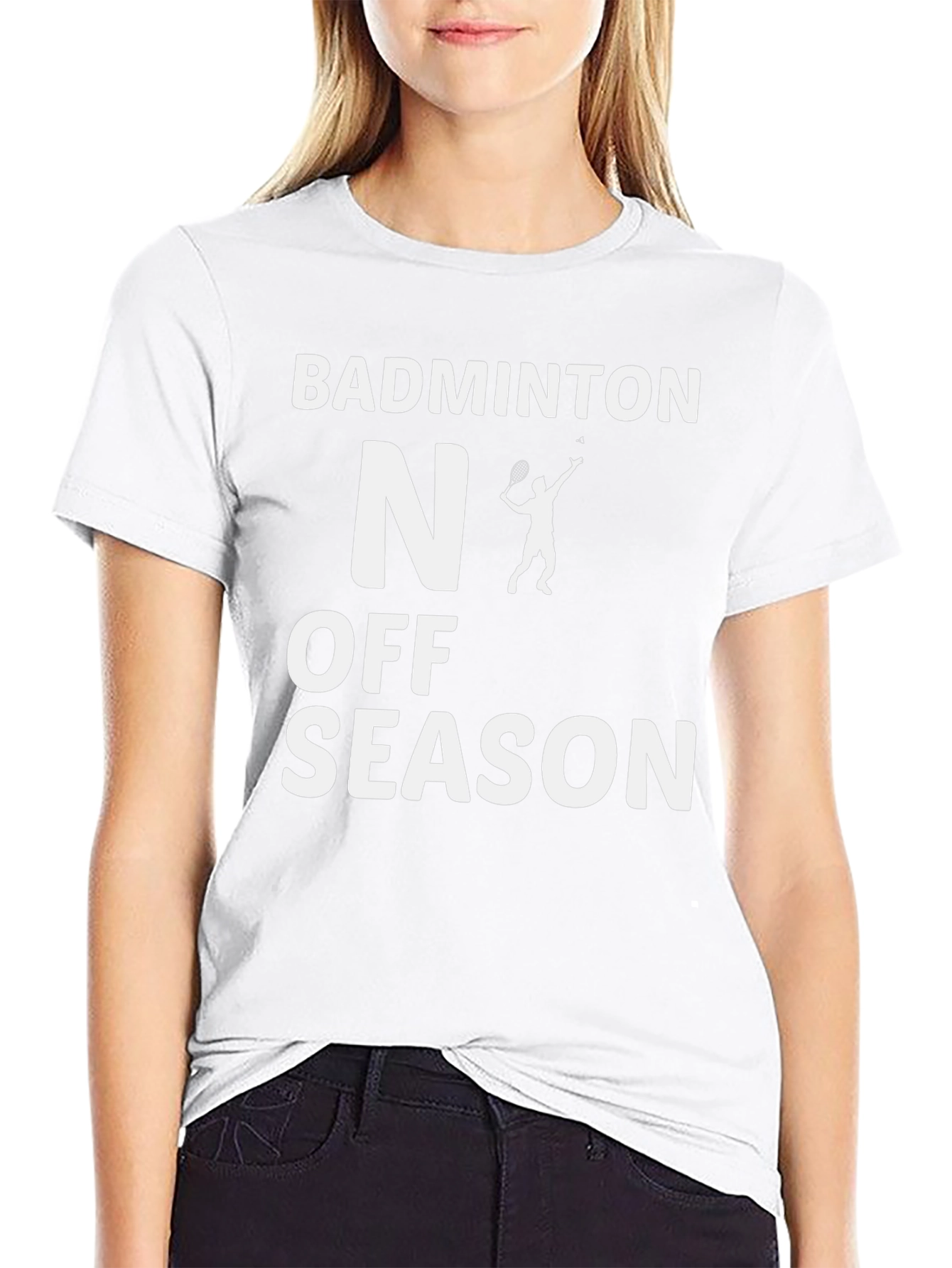 Badminton Off-Season Black T-Shirt