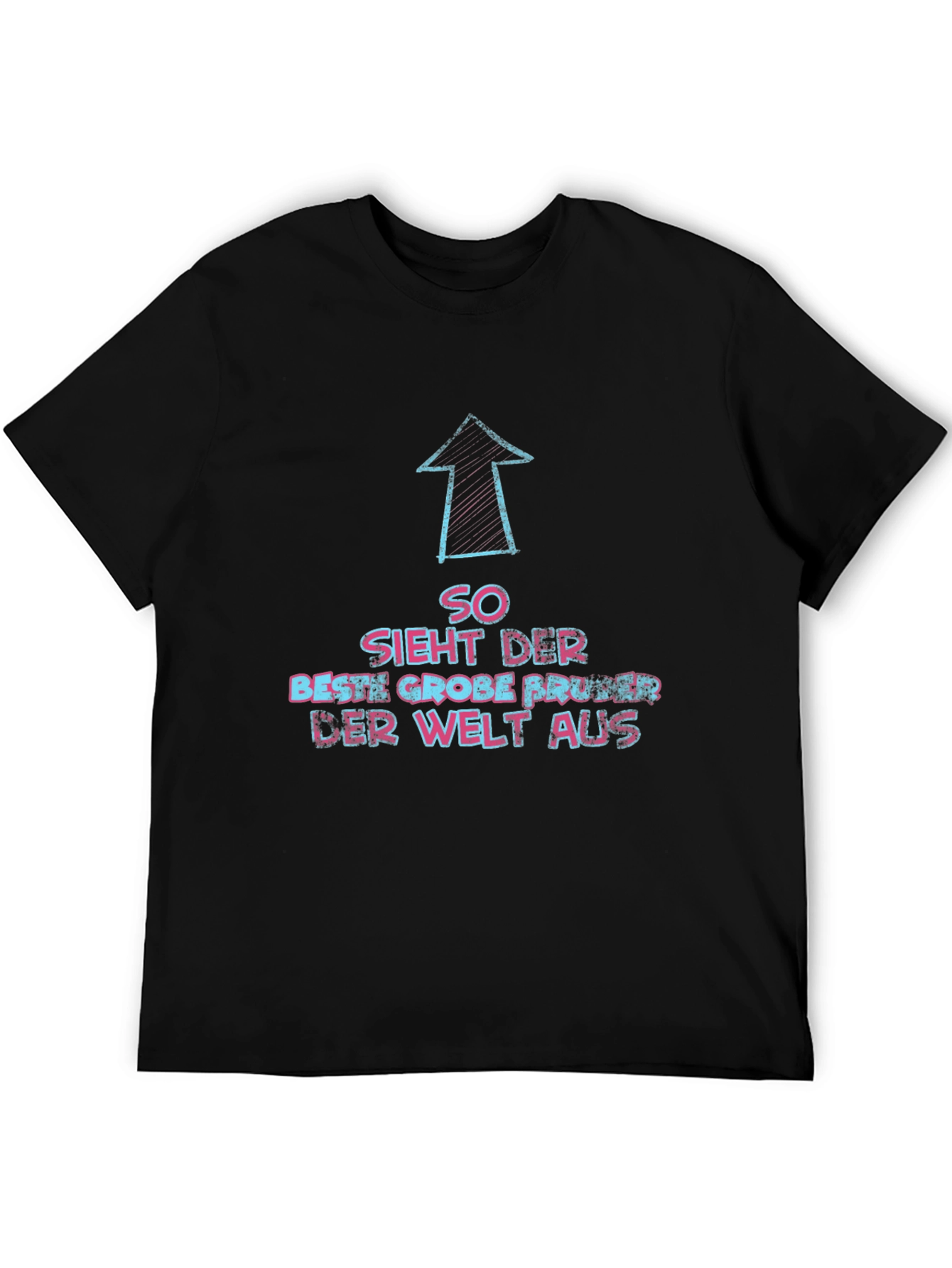 Best Big Brother Arrow Graphic Tee - Black