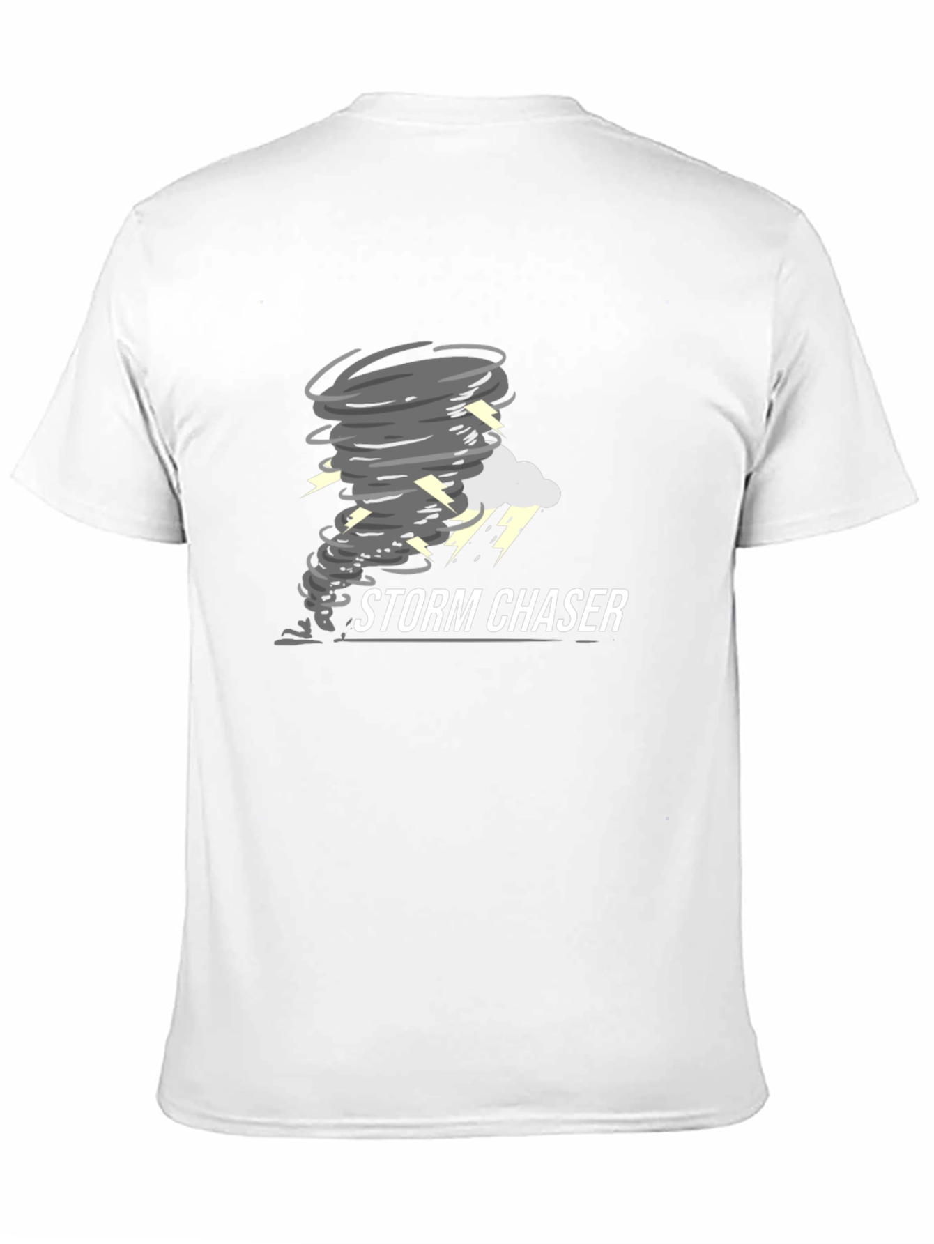 Storm Chaser Black Cotton T-Shirt