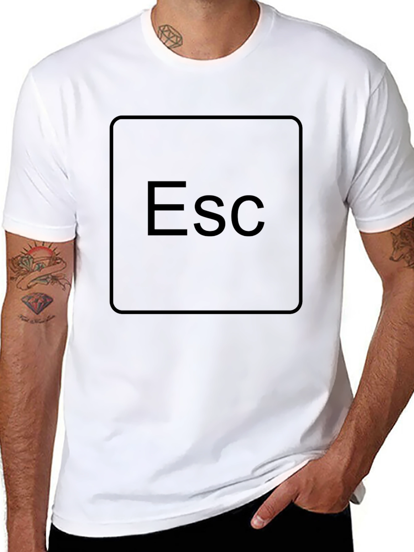 Escape Key T-Shirt - Programmer Humor Tee