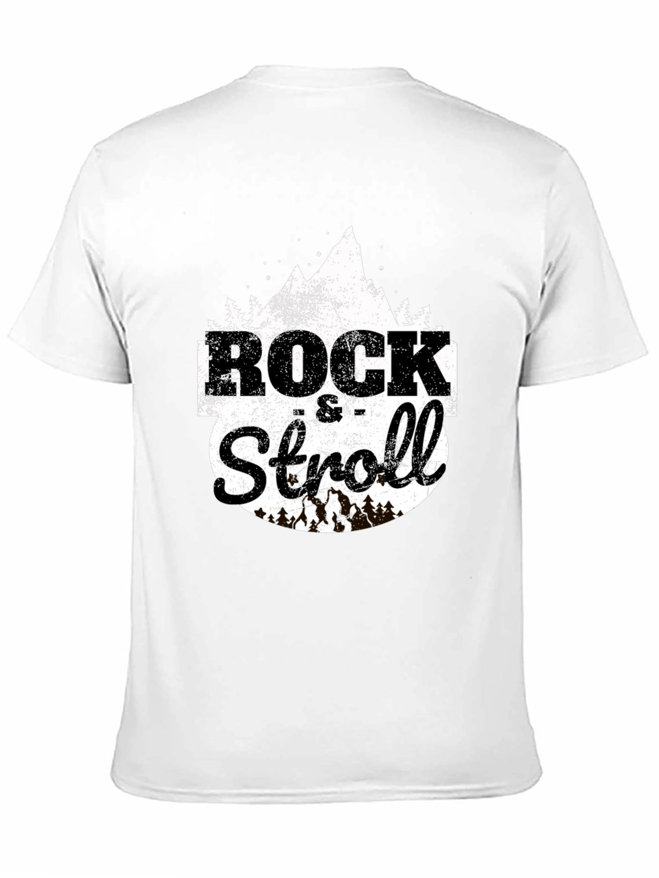 Rock & Stroll Graphic Tee - Mountain Design
