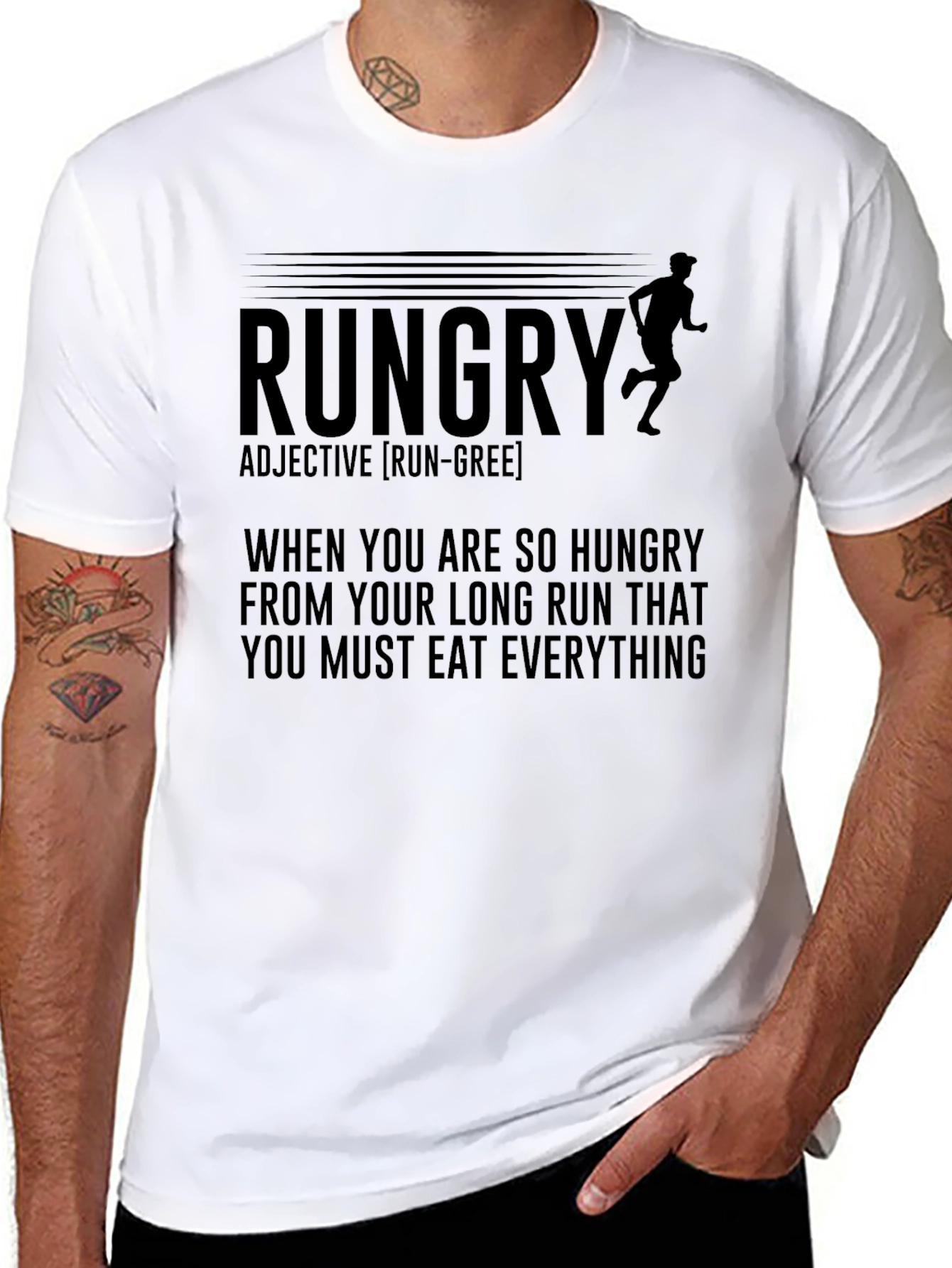 Rungry Running Humor T-Shirt