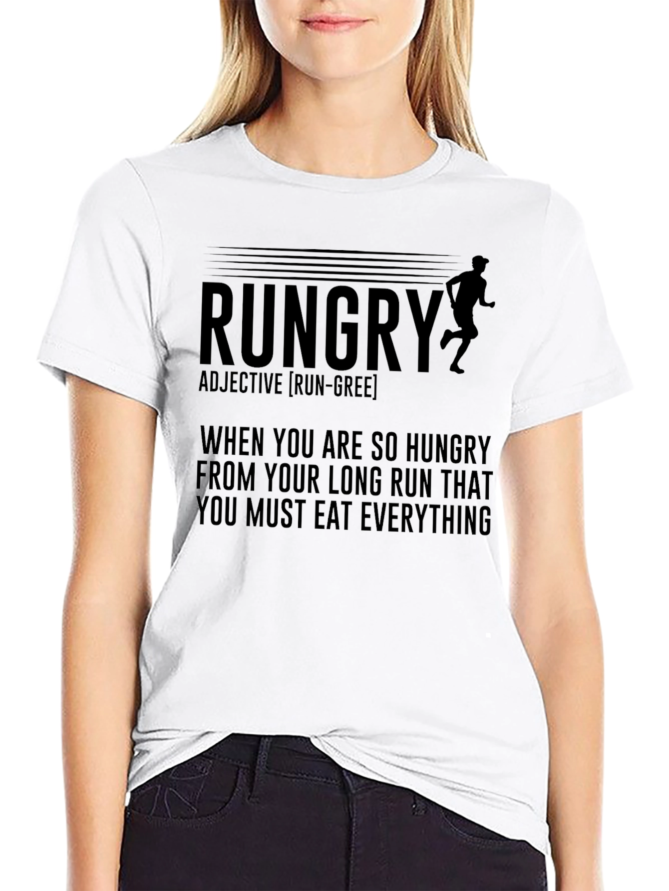 Rungry Running Humor T-Shirt