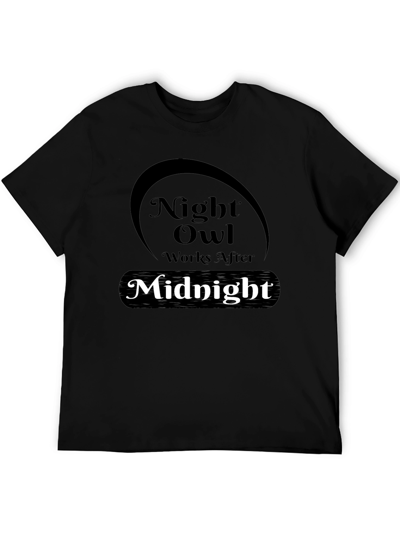 Night Owl Works After Midnight Graphic T-Shirt