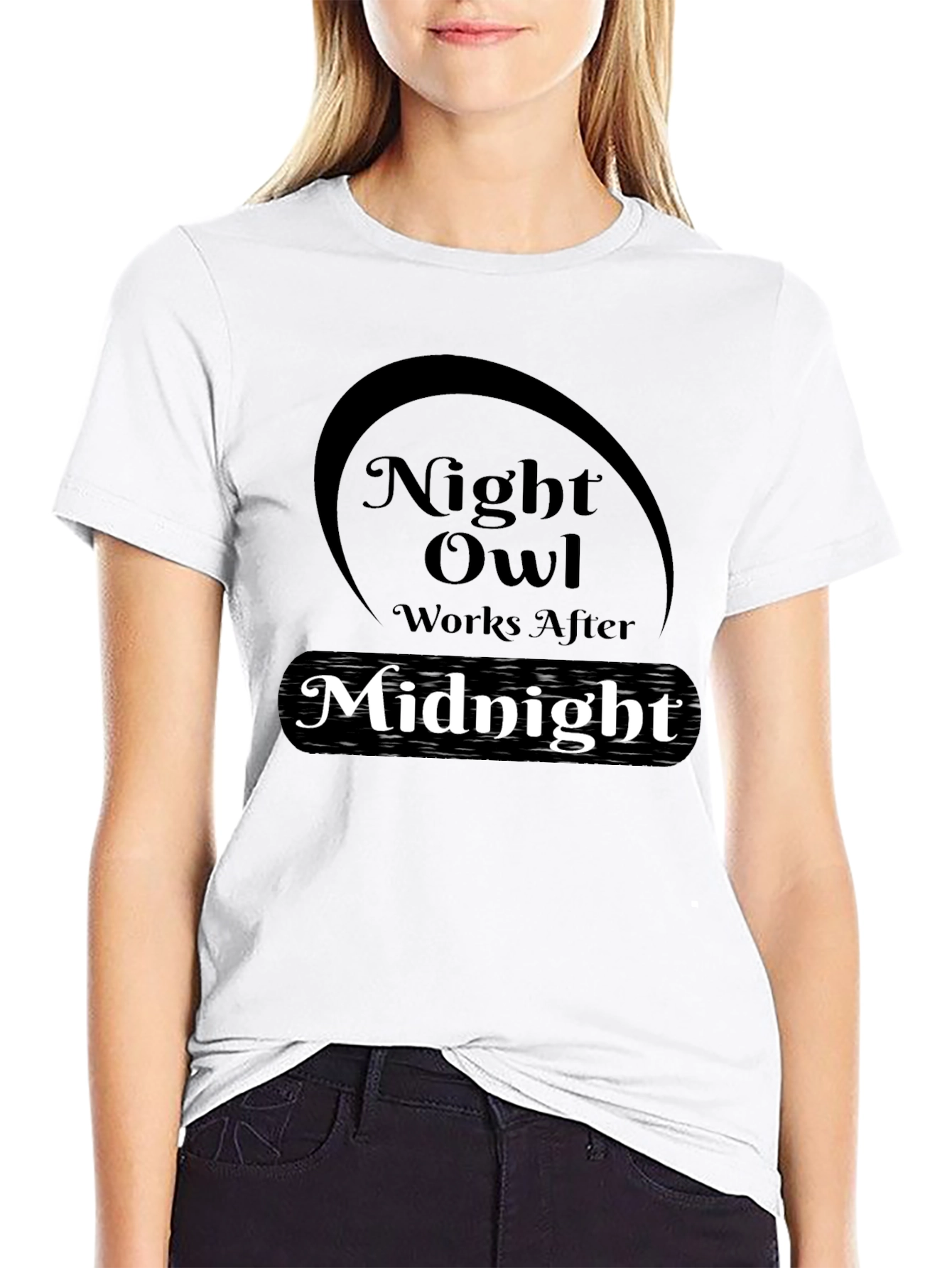 Night Owl Works After Midnight Graphic T-Shirt