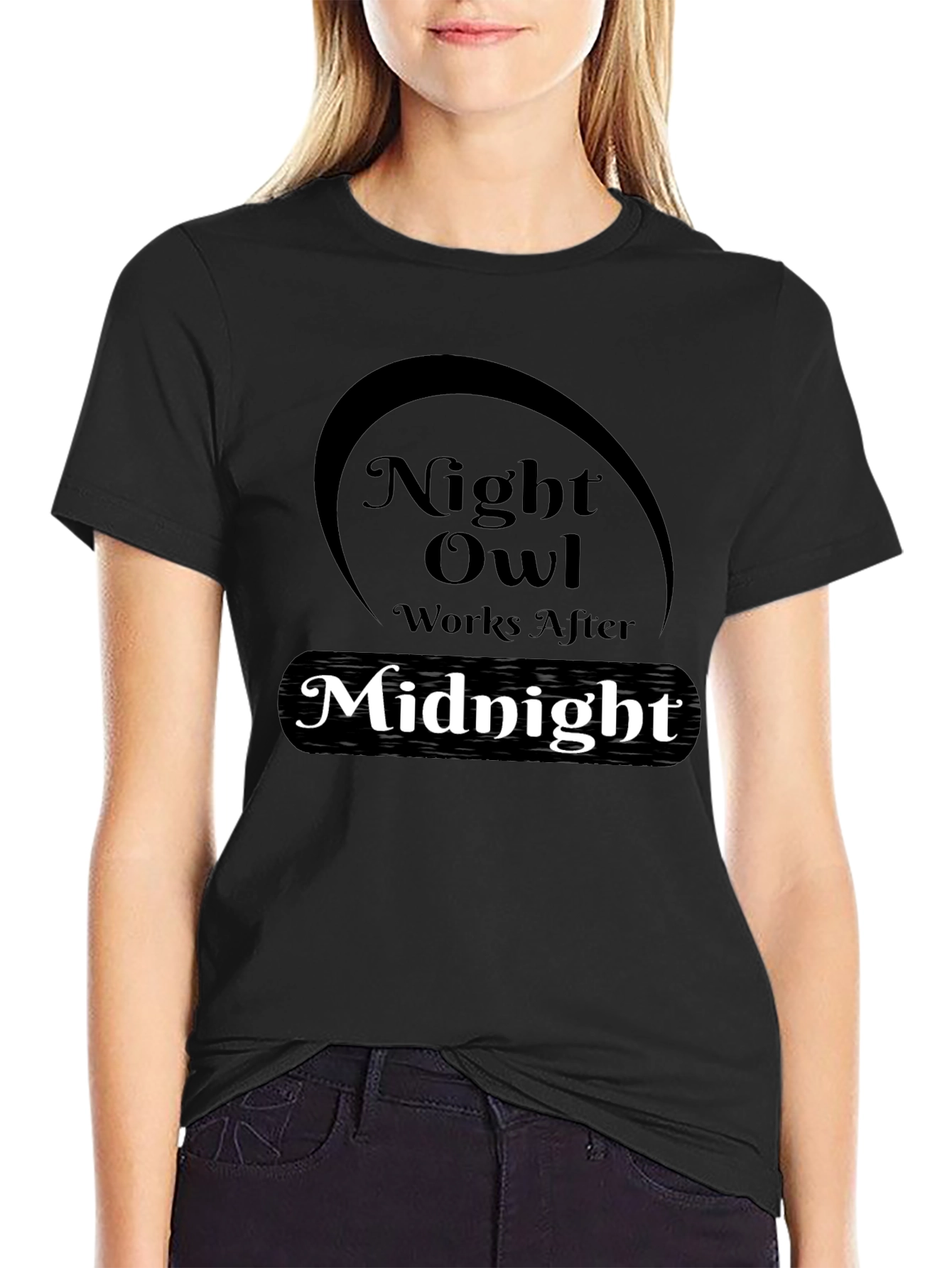 Night Owl Works After Midnight Graphic T-Shirt